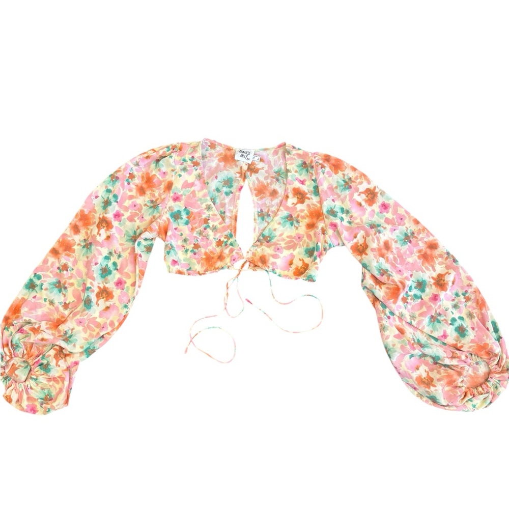 princess polly cropped blouse